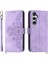 Samsung Galaxy S24 Fe Çoklu Kredi Kartı Yuvaları Için Flip Case Kabartmalı (Yurt Dışından) 1
