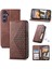 Samsung Galaxy S24 Artı Günlük Kullanım Için Flip Case Eşkenar Dörtgen Şekli El Kayışı (Yurt Dışından) 1