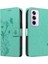 Oppo Hand 12 5g Için Kılıf ve Kart Yuvası El Yüksek ile Kabartmalı Kelebek (Yurt Dışından) 1