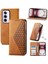 Oppo Oppo 12 Pro 5g Için Flip Case Standı El Kayışı Eşkenar Dörtgen Şekli Günlük Kullanım (Yurt Dışından) 3