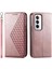 Oppo Oppo 12 5g Günlük Kullanım Için Flip Case Standı Cüzdan Eşkenar Dörtgen Şekli El (Yurt Dışından) 1