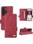 Oppo Oppo 12 5g Manyetik Cüzdan Kickstand Kart Tutucu ile Flip Case (Yurt Dışından) 1
