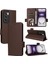 Oppo Oppo 12 5g Için Flip Case Kart Yuvaları Tutucu Yan Toka Cüzdan Pu (Yurt Dışından) 1