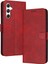Kart Yuvası Saf Renk ile Samsung Galaxy M54 Pu Deri Için Flip Case (Yurt Dışından) 1