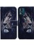 Xiaomi Redmi Not 12 Için Flip Case 4g Kart Yuvaları Boyalı Pu Deri (Yurt Dışından) 1