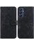 Samsung Galaxy M35 Kickstand Manyetik Kabartmalı Zambak Cüzdan Için Flip Case (Yurt Dışından) 1