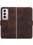 Oppo Flip 12 5g Geometrik Desen Flip Iş Pu Deri Için Flip Case (Yurt Dışından) 1