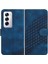 Oppo Flip 12 5g Geometrik Desen Flip Iş Pu Deri Için Flip Case (Yurt Dışından) 1