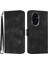 Kart Yuvası Standı Flip Cüzdan Manyetik Pu ile Onur 200 Pro Için Flip Case (Yurt Dışından) 1