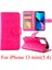 IPhone 13 Mini Manyetik Kapatma Pu Deri Kickstand Kart Için Flip Case (Yurt Dışından) 3