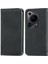 Huawei Pura 70 Ultra Darbeye Deri Kılıf Için Flip Case Basit Flip (Yurt Dışından) 1