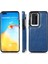 Huawei P40 Kart Yuvaları Için Cüzdan Durumda Çift Manyetik Toka Kickstand Pu (Yurt Dışından) 5