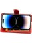 IPhone 14 Için Flip Case Pro Kickstand Kart Tutucu Pu Deri Manyetik (Yurt Dışından) 3