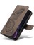 IPhone Xr Yüksek Kaliteli Deri Kredi Kartı Yuvası El ile Flip Case (Yurt Dışından) 5