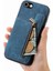 IPhone 7/8 Için Kılıf Vintage Fermuar Cüzdan Standı Fonksiyonu Katlanabilir Geri (Yurt Dışından) 3