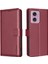 Motorola Moto G24 Için Flip Case Pu Deri Kart Tutucu Kickstand Manyetik (Yurt Dışından) 1