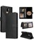 Samsung Galaxy S9 Artı Kickstand Premium Deri Üç Için Flip Case (Yurt Dışından) 4
