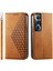 Realme C65 Eşkenar Dörtgen Şekli Günlük Kullanım Için Flip Case El Kayışı Standı Cüzdan (Yurt Dışından) 1