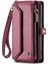 Kadınlar Için Crossbody Durumda Google Piksel 9 Cüzdan Durumda Fermuar Faturaları Yuvası (Yurt Dışından) 3
