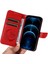 Kredi Kartı Yuvası Ayrılabilir El Kayışı ile IPhone 13 Pro Için Flip Case (Yurt Dışından) 3