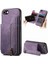 IPhone 7/8 Için Kılıf Vintage Fermuar Cüzdan Standı Fonksiyonu Katlanabilir Geri (Yurt Dışından) 1