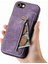 IPhone Se 2022/2020 Için Kılıf Katlanabilir Arka Kapak Vintage Fermuar Cüzdan (Yurt Dışından) 2