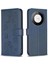 Huawei Mate 60 Pro Için Flip Case Artı Çok Renkli Yonca Çiçek Cüzdan Pu (Yurt Dışından) 1