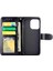 IPhone 13 Için Flip Case Pro Pu Deri Manyetik Kapatma Kickstand Kart (Yurt Dışından) 3
