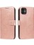 Kredi Kartı Yuvası ile IPhone 12 Mini Yüksek Kaliteli Deri Için Flip Case (Yurt Dışından) 1