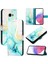 Samsung Galaxy A3 2017 Kickstand Cüzdan Mermer Desen Pu Deri (Yurt Dışından) 1