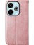 Xiaomi Poco M6 Pro 4g Için Flip Case El Kayışı Standı Günlük Kullanım Eşkenar Dörtgen (Yurt Dışından) 2