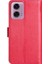Motorola Moto G24 Kart Tutucu Pu Deri Bilek Kayışı Kapatma Için Filp Durumda (Yurt Dışından) 5