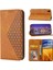 IPhone Xr Günlük Kullanım Için Flip Case Eşkenar Dörtgen Şekli Cüzdan Standı El Kayışı (Yurt Dışından) 1