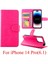IPhone 14 Için Flip Case Pro Kickstand Kart Tutucu Pu Deri Manyetik (Yurt Dışından) 5
