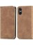Sony Xperia 10 Vı Için Flip Case Cüzdan Basit Iş Deri Kılıf Flip (Yurt Dışından) 1