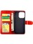 IPhone 13 Için Flip Case Pro Pu Deri Manyetik Kapatma Kickstand Kart (Yurt Dışından) 5