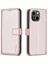 IPhone 15 Için Flip Case Artı Çok Renkli Deri Kılıf Çoklu Kart Yuvası (Yurt Dışından) 1