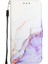 Huawei Için Kılıf P60/P60 Pro Pu Deri Cüzdan Mermer Desen Kickstand (Yurt Dışından) 3