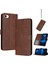 Kart Yuvası ile IPhone 7/8 Saf Renk Için Flip Case Pu Deri ile (Yurt Dışından) 1