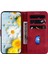 Realme Gt 6 Kabartmalı Zambak Manyetik Kickstand Cüzdan Kartı Için Flip Case (Yurt Dışından) 2