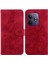 Realme Gt 6 Kabartmalı Zambak Manyetik Kickstand Cüzdan Kartı Için Flip Case (Yurt Dışından) 5