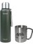Çelik Termos 1,5 Lt Yeşil OUT-5100+ÇELIK Bardak Inox OUT-1850 ORC-069-A4 1