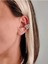 Melek Kanat Sallantılı Model Gümüş Renkli Kıkırdak Sıkıştırmalı Küpe Earcuff 4