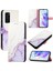 Huawei P40 Cüzdan Pu Deri Kickstand Mermer Desen (Yurt Dışından) 1