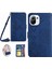 Kart Tutucu ve Uzun Kayış Deri ile Xiaomi 11 Lite Telefon Kılıfı (Yurt Dışından) 1