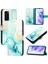 Huawei P40 Cüzdan Pu Deri Kickstand Mermer Desen (Yurt Dışından) 1