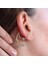 Hareketli Halkalı Gold Kaplama Ear Cuffs Kıkırdak Küpe 3