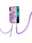 Motoroal Moto E7 Güç Crossbody Kordon Askısı Mermer Yumuşak Tampon Için Kılıf (Yurt Dışından) 3