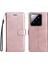 Kart Yuvası ile Xiaomi 14 Pro Için Flip Case Klasik Düz Renk Yüksek Cüzdan (Yurt Dışından) 1
