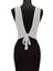 Sırtı Açık Bağlamalı Beyzaz Crop Top, Parti, Dans, Tango Bluzu 1